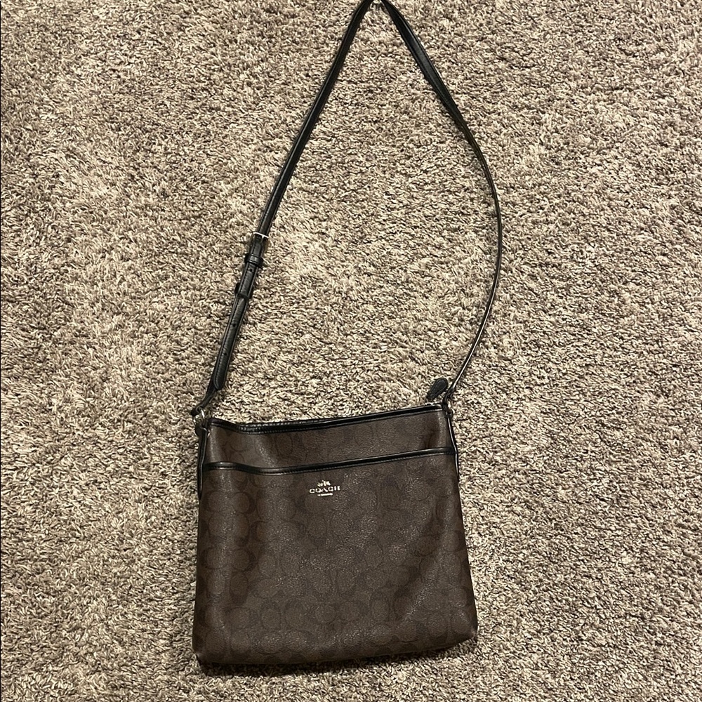 Coach Dark Brown Crossbody Bag